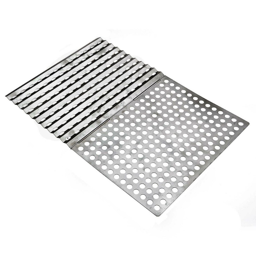 Mr. Bar-B-Q Dual Sided Stainless Steel Searing Grill Topper
